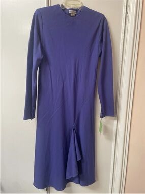 knee length dresses for ladies HALSTON HERITAGE NEW WRAP DRESS main image 0